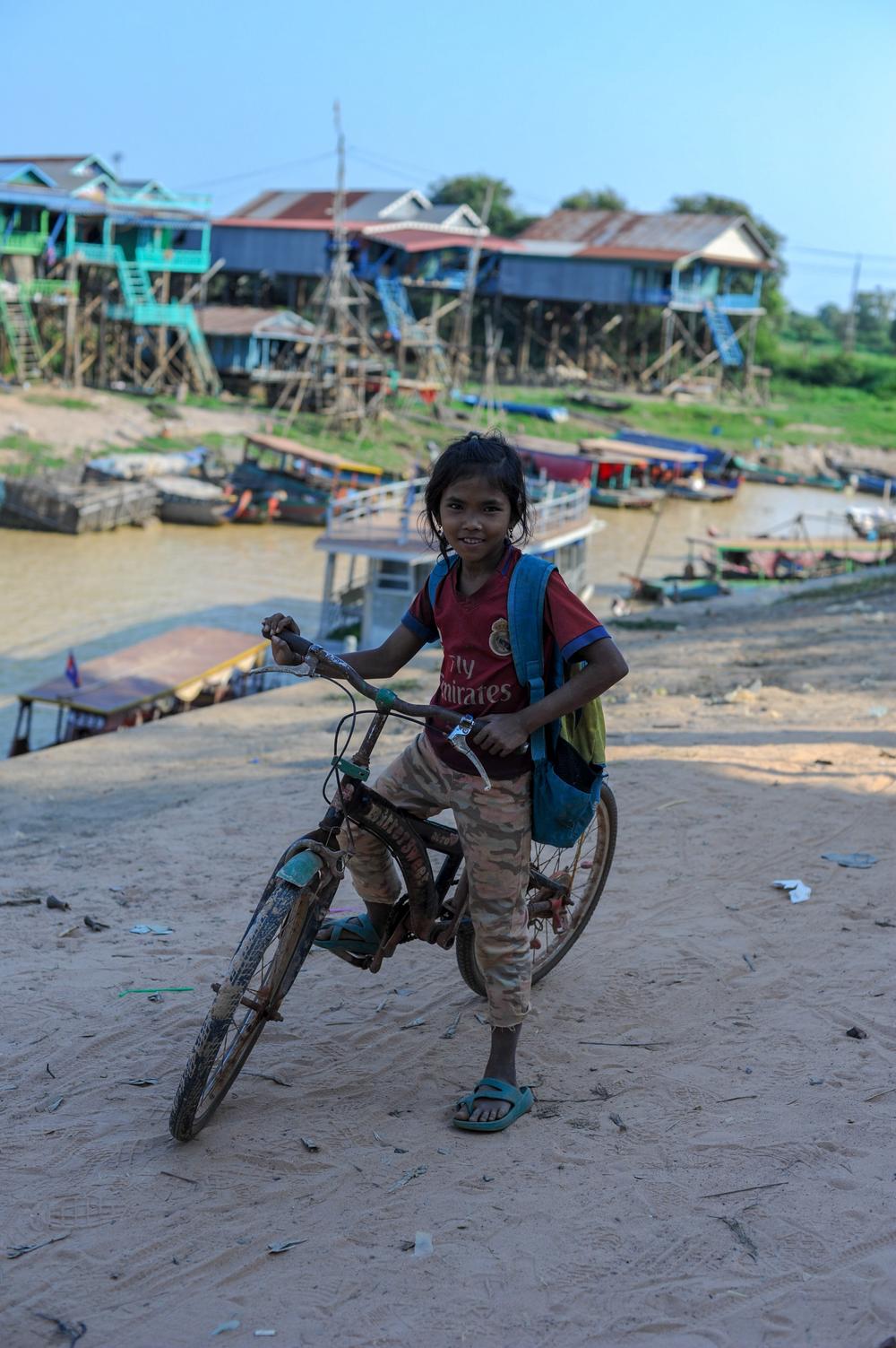 Tonle Sap Lake Boats, Cambodia