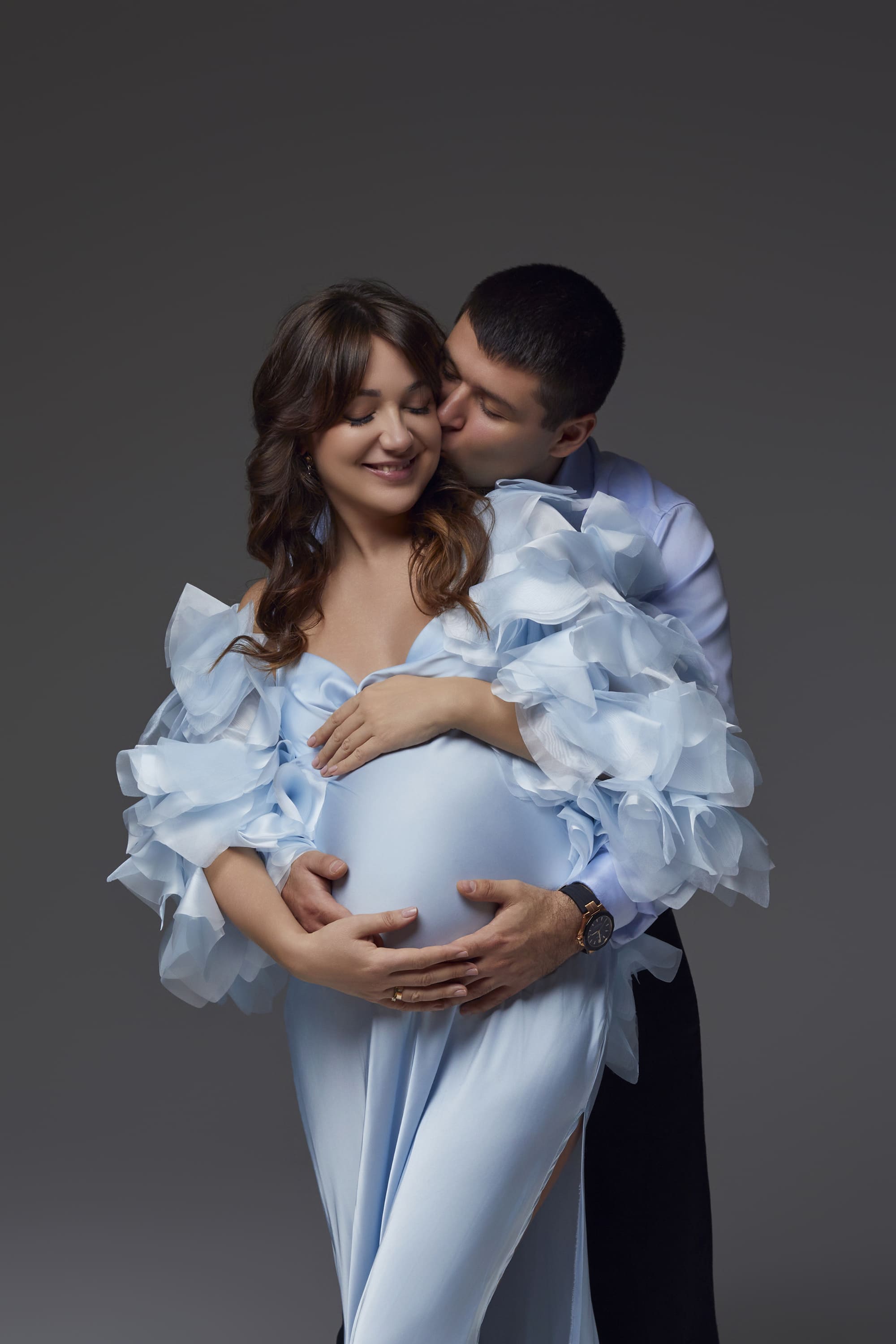 Фотосессия беременности с мужем в Москве