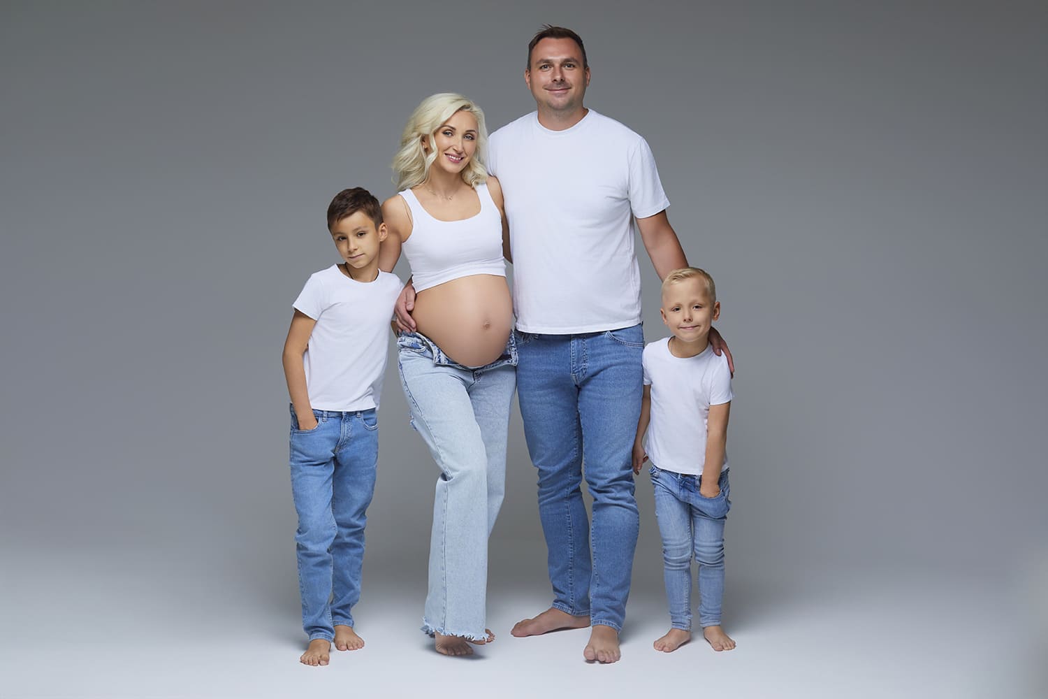 Фотосессия беременной пары в Москве