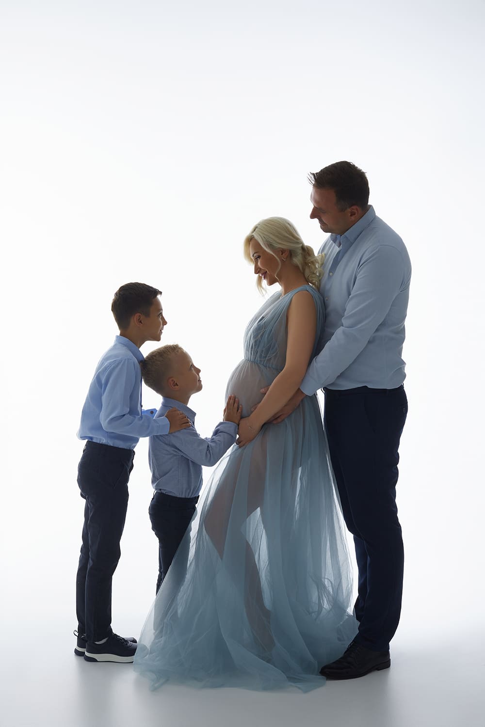 Фотосессия беременной с мужем в Москве