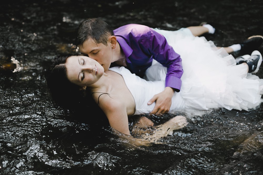 #TrashTheWeddingDress