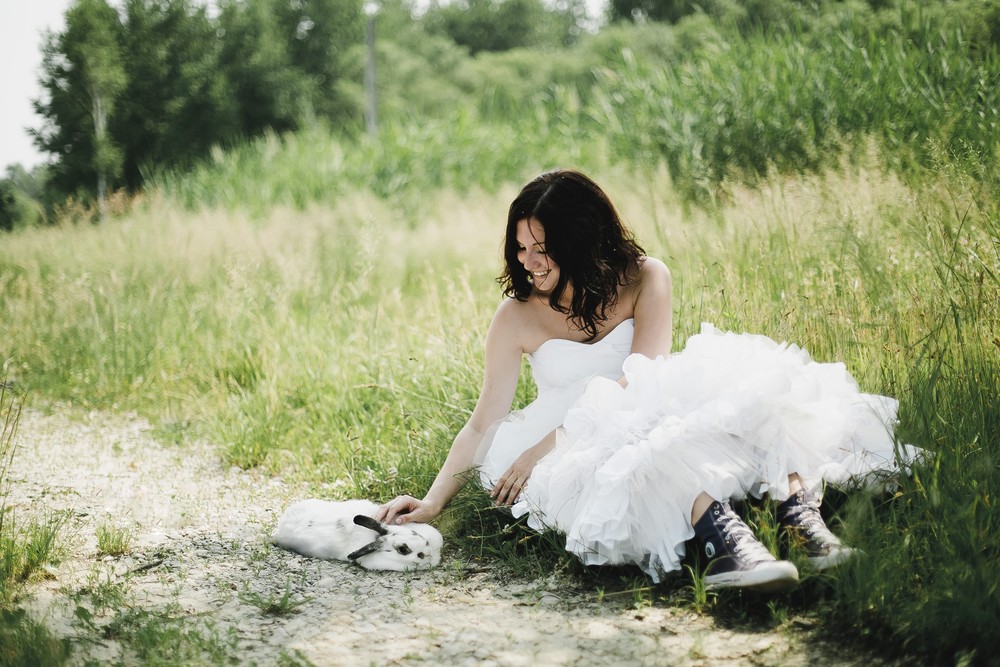 #TrashTheWeddingDress