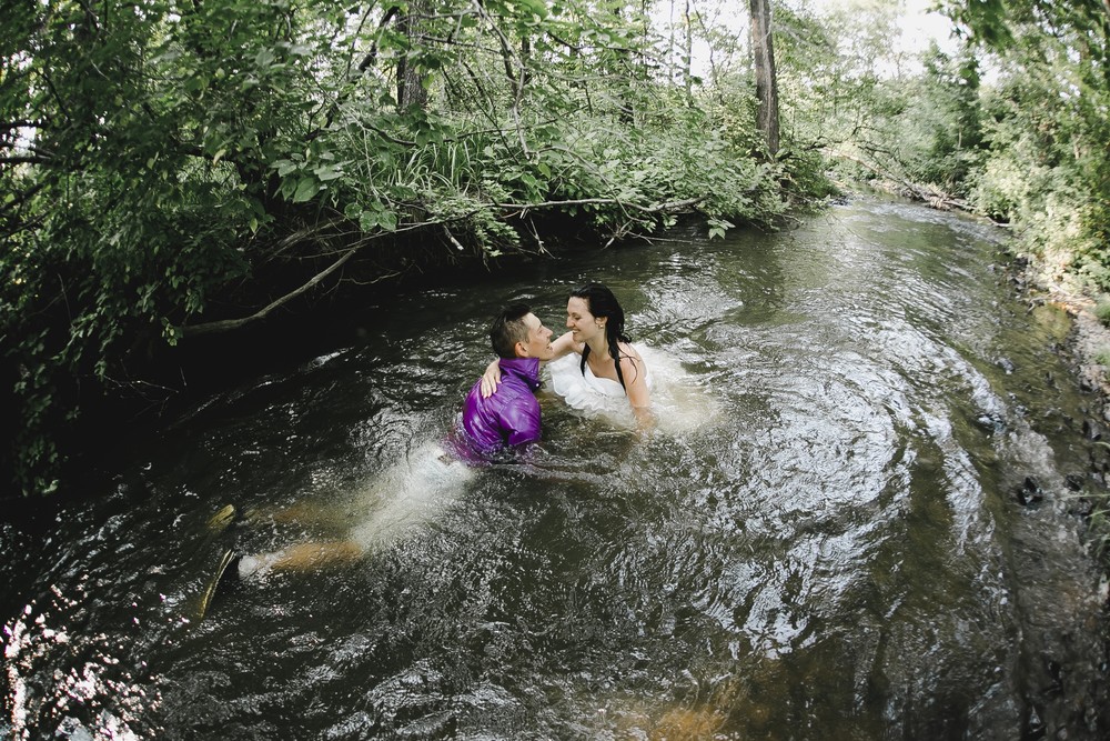 #TrashTheWeddingDress
