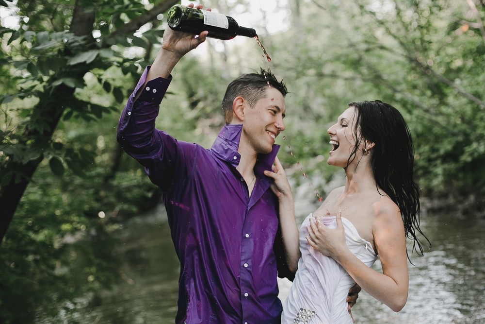 #TrashTheWeddingDress