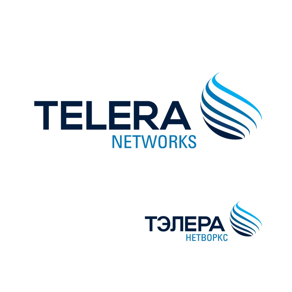 Разработка логотипа для компании TELERAnetworks (г. Санкт-Петербург)