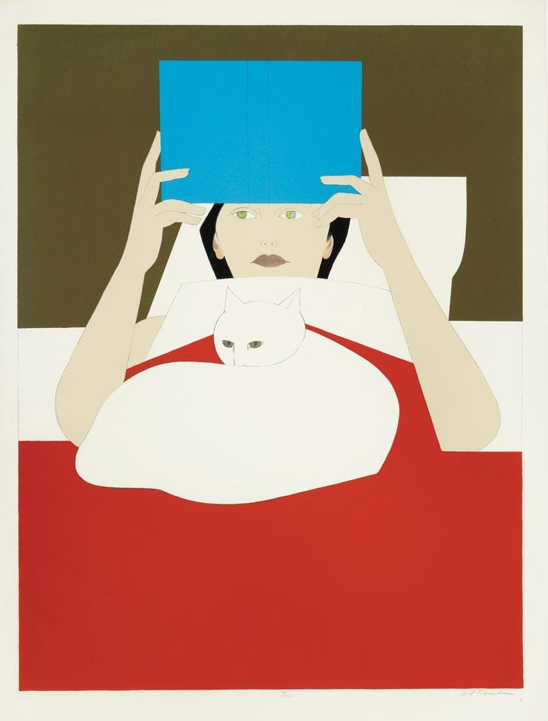 Will Barnet - Woman Reading - 1970