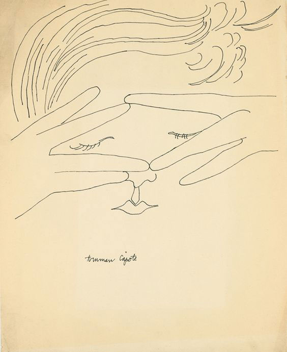 Andy Warhol - Truman Capote - 1954