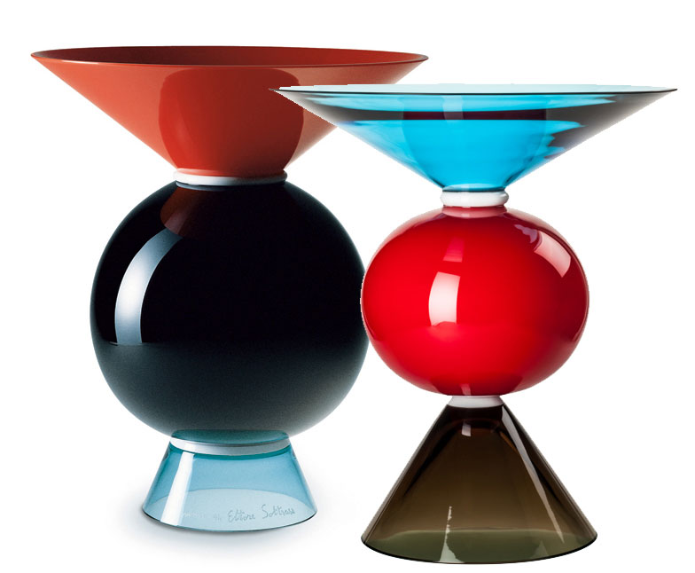 Ettore Sottsass - Oman and Yemen vases for Venini - 1984