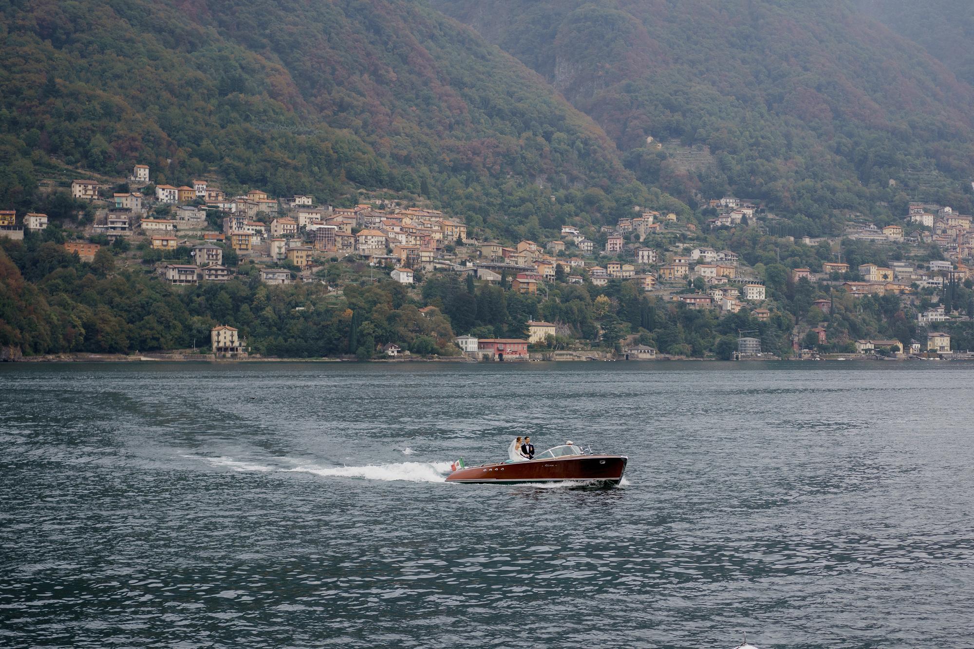 Como lake wedding videographer