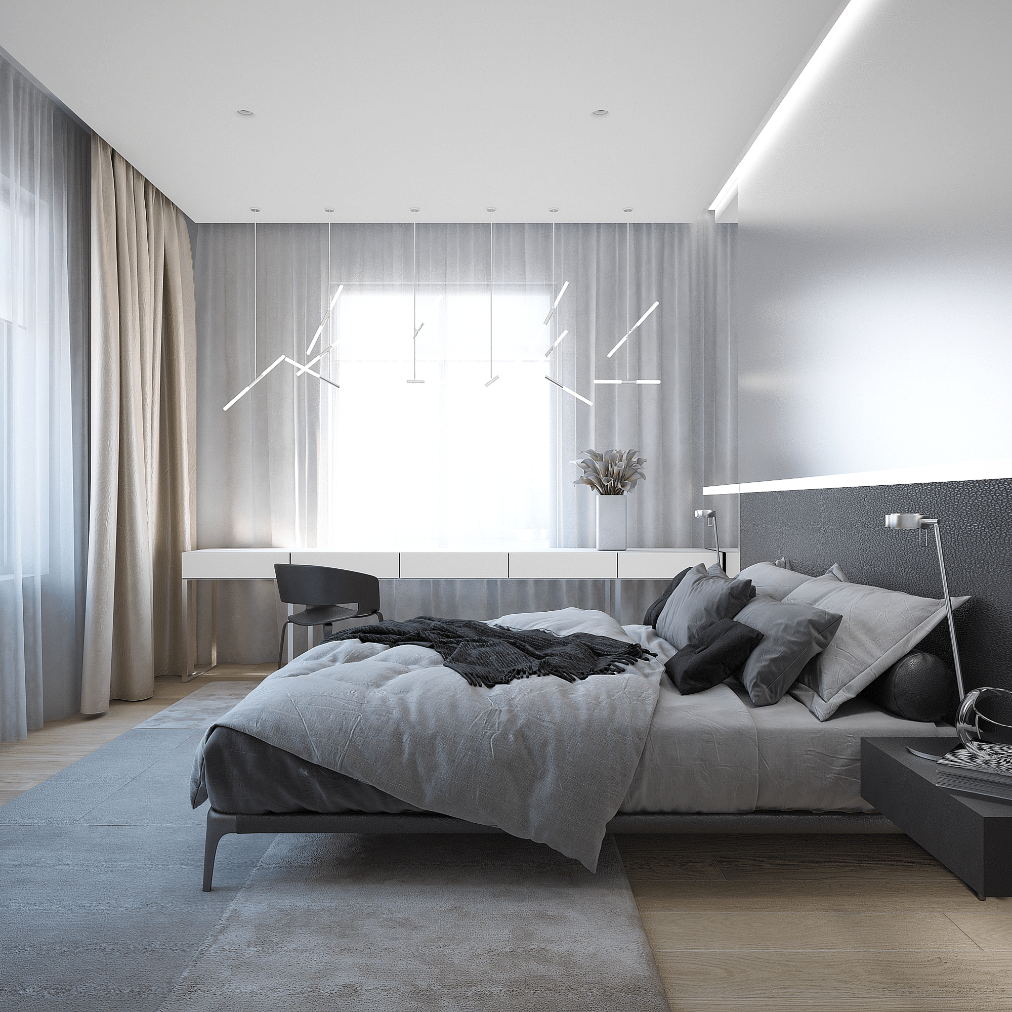 Интерьер квартиры в "Royal Park", 130м2 — фото 2