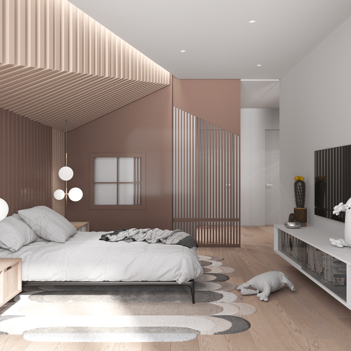 Интерьер пентхауса на Петроградской стороне, 230м2 — фото 12