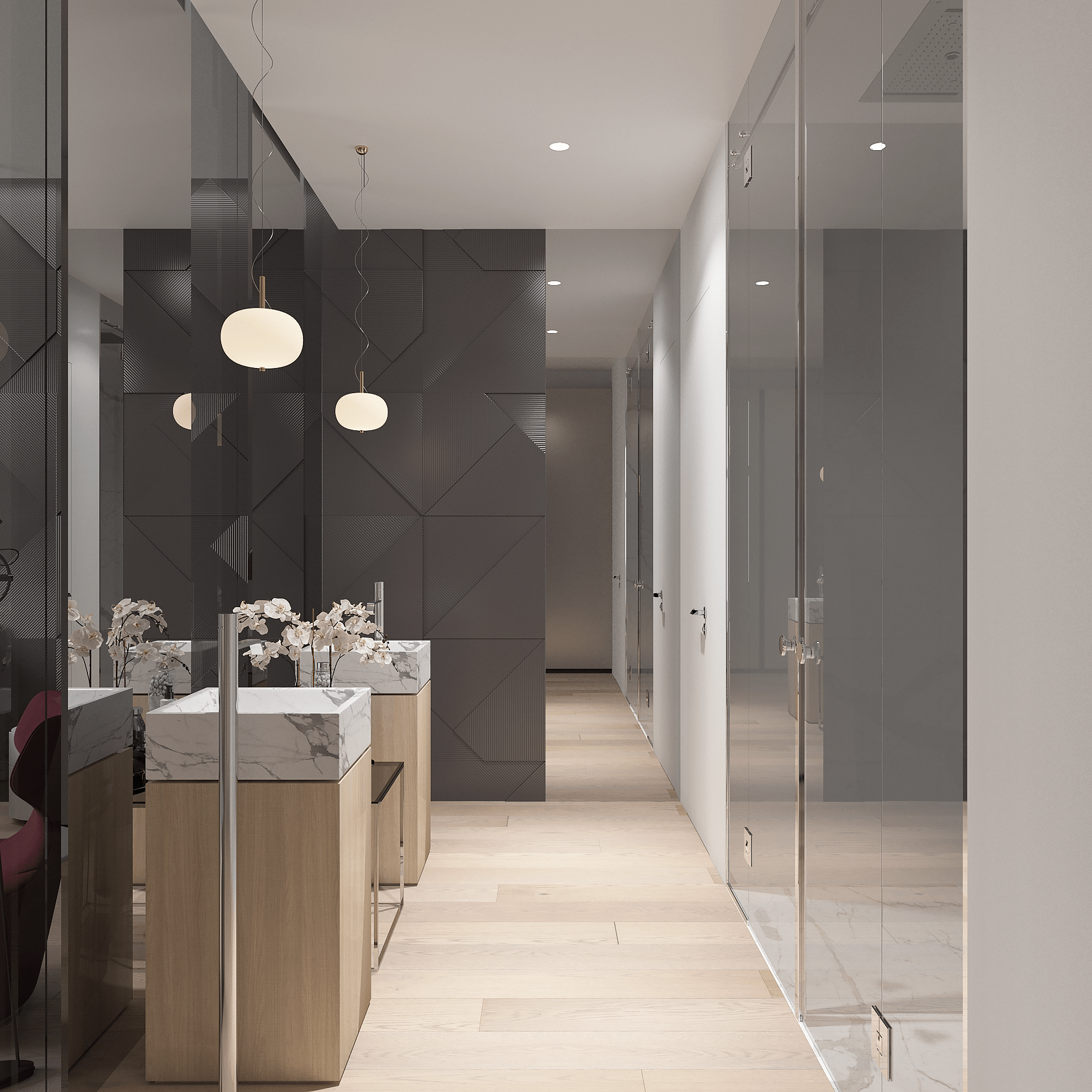 Интерьер пентхауса на Петроградской стороне, 230м2 — фото 9