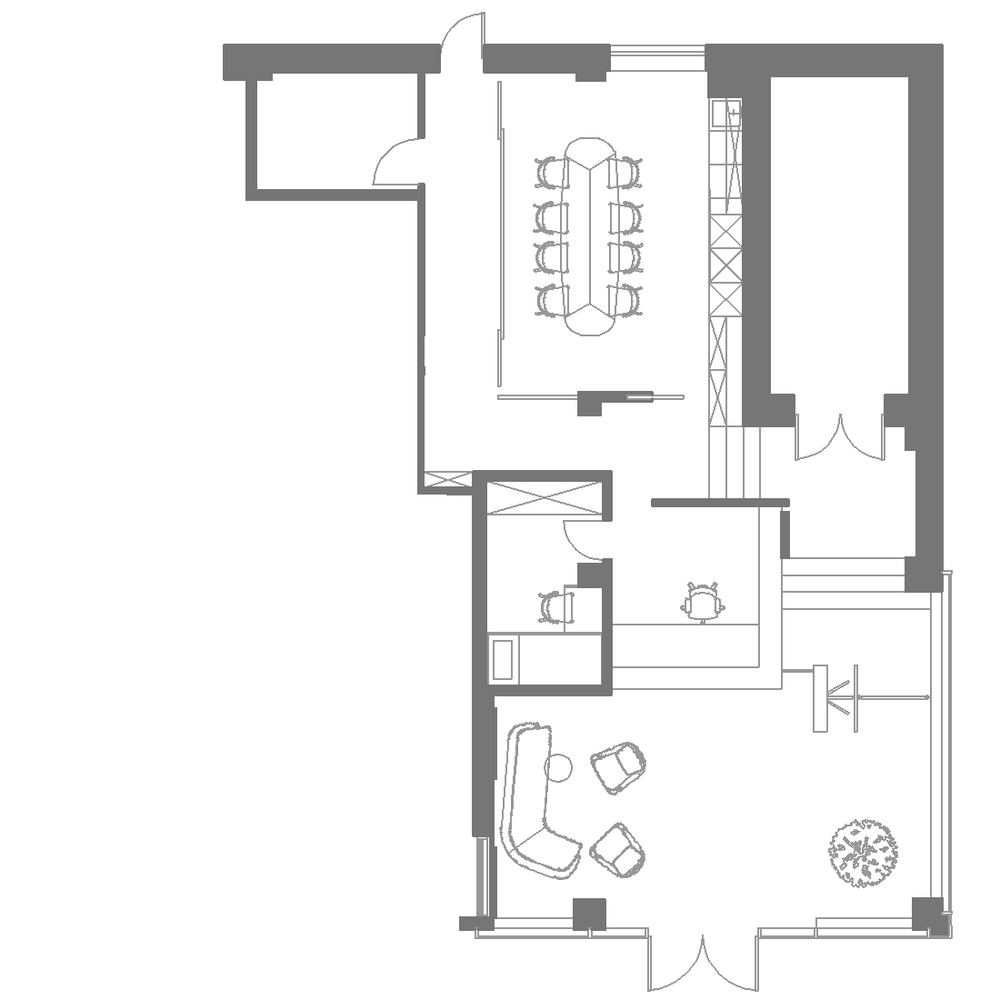 Интерьер офиса на Якорной, 110 м2 — фото 14