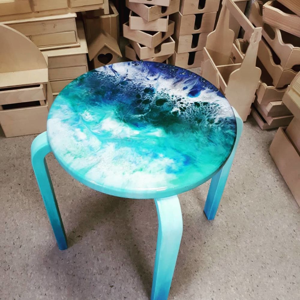 Декор мебели Resin ART