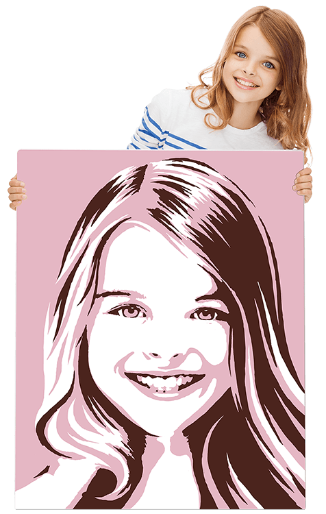 Картина акрилом. Стиль POP ART
