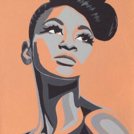 Картина акрилом. Стиль POP ART