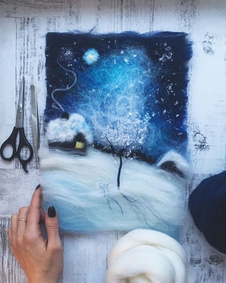 Шерстная акварель 