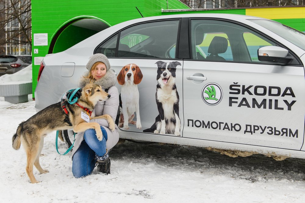 ДОМОЙ довезет SKODA PET-MOBIL!