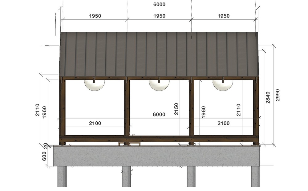 → Клязьминский парк, беседка, 2019-2020 г.г.