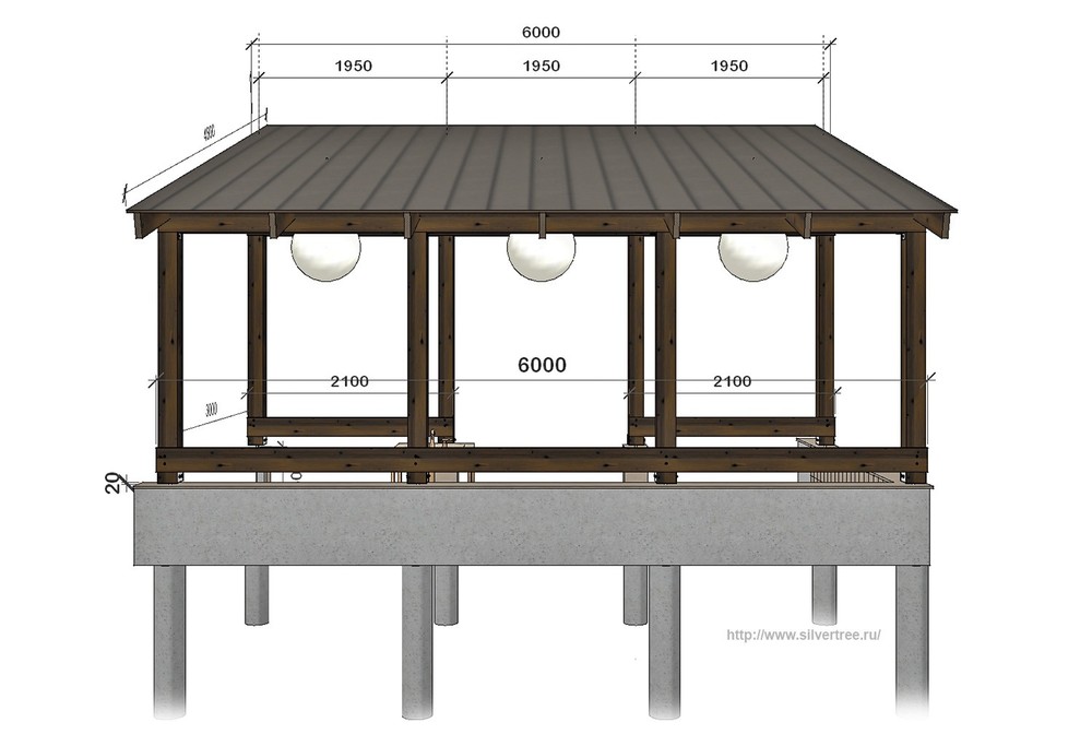 → Клязьминский парк, беседка, 2019-2020 г.г.