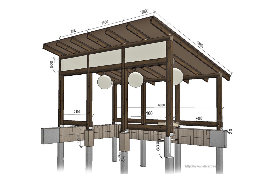 → Клязьминский парк, беседка, 2019-2020 г.г.