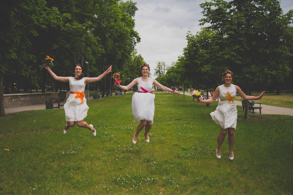 Bride parade Daugavpils