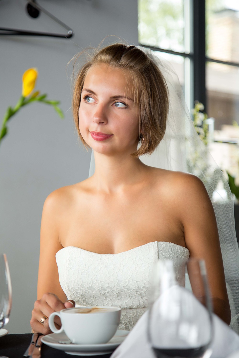 Morning of the bride
