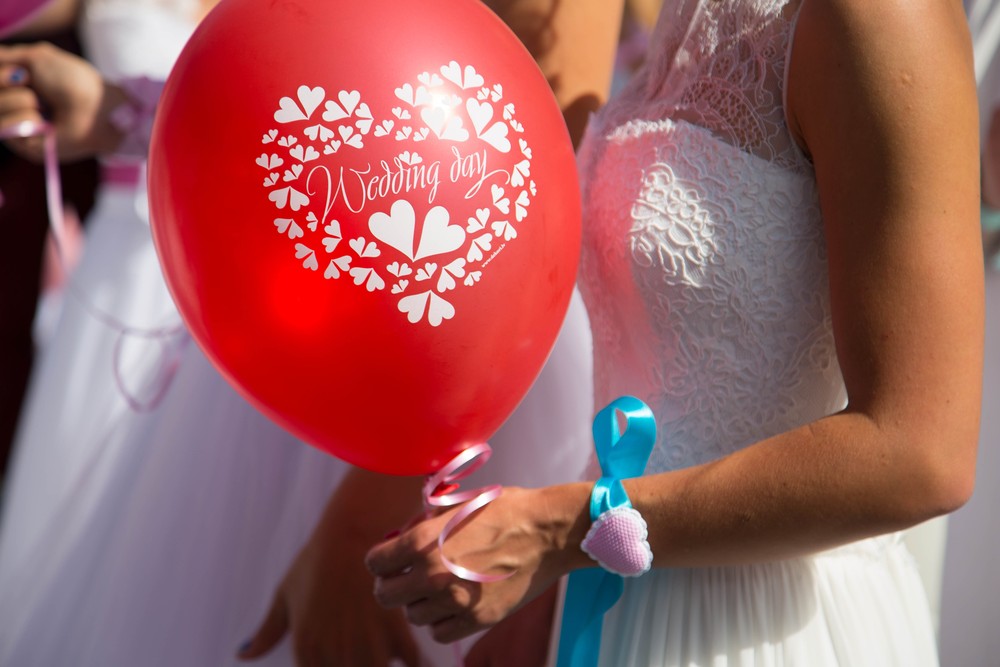 Bride parade Riga