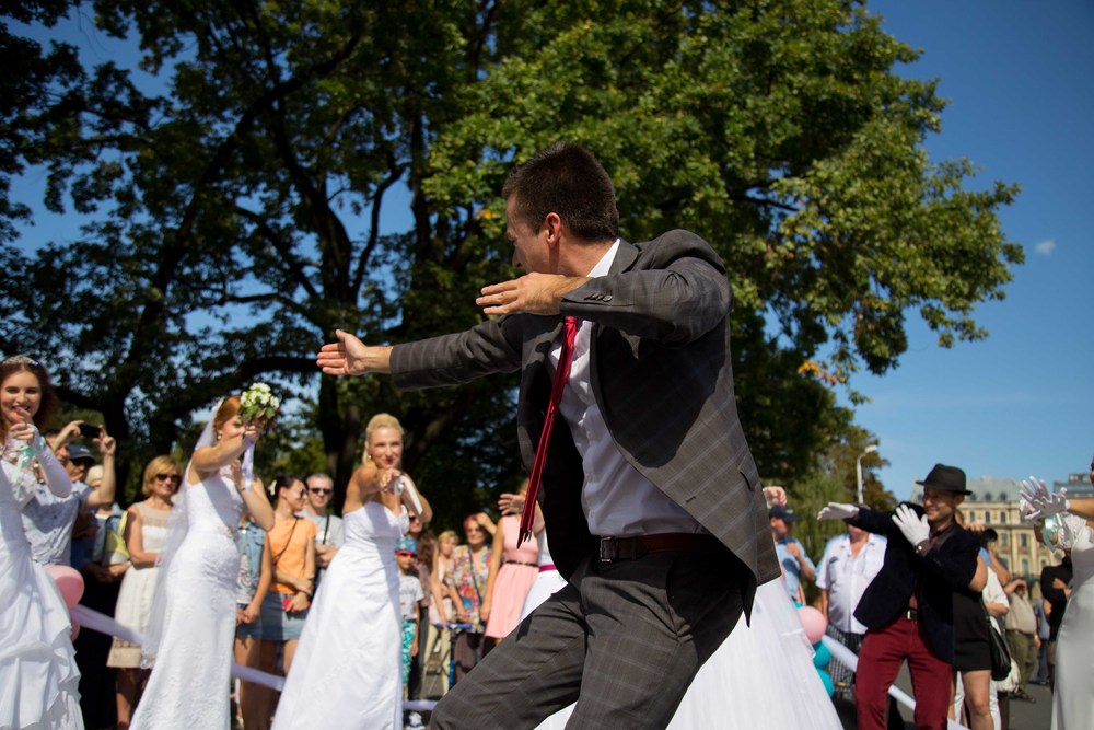Bride parade Riga