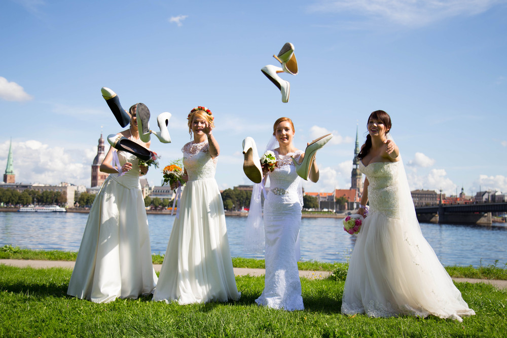 Bride parade Riga