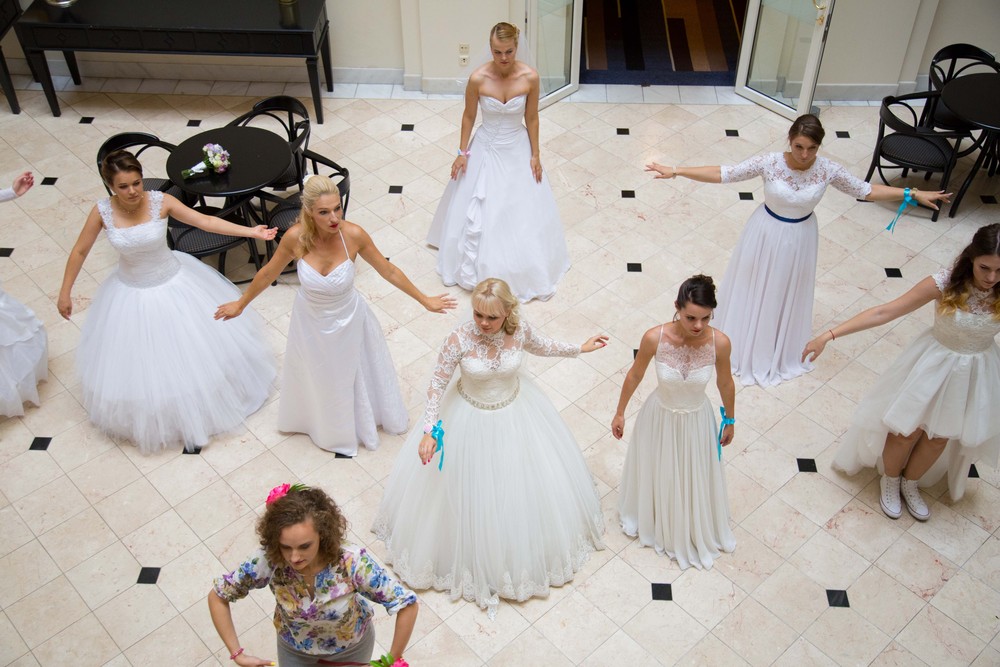 Bride parade Riga