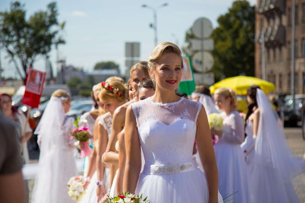 Bride parade Riga