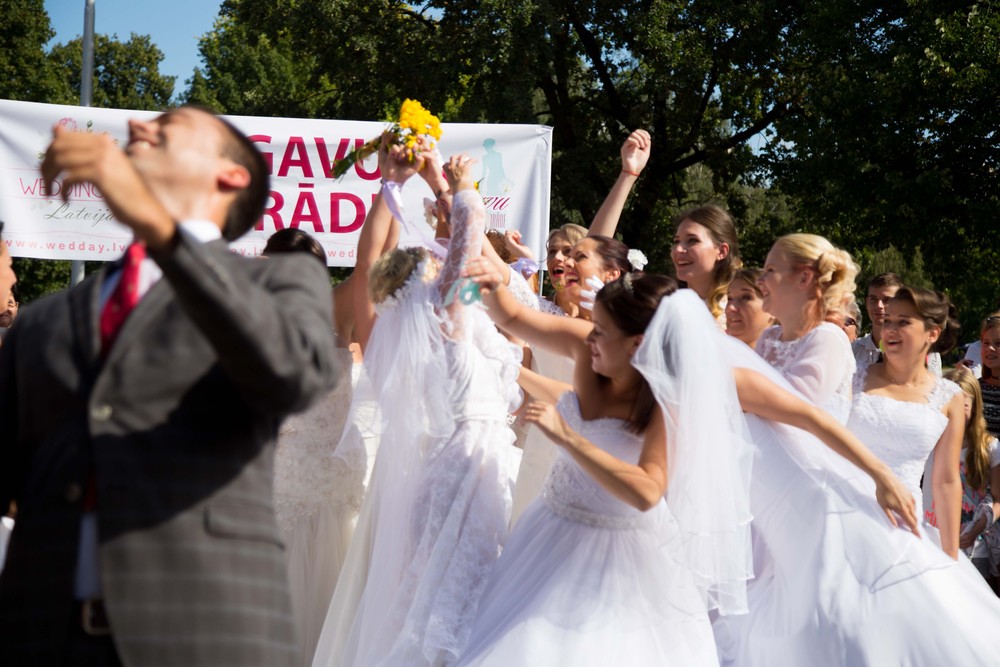 Bride parade Riga