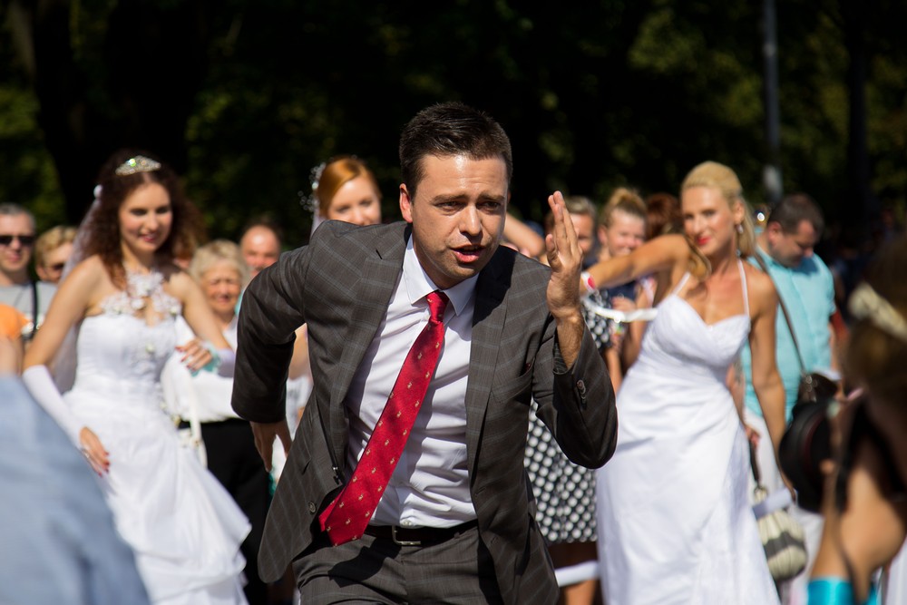 Bride parade Riga