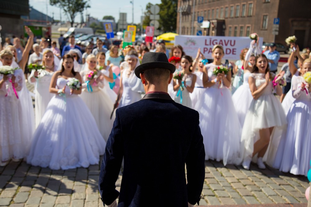Bride parade Riga