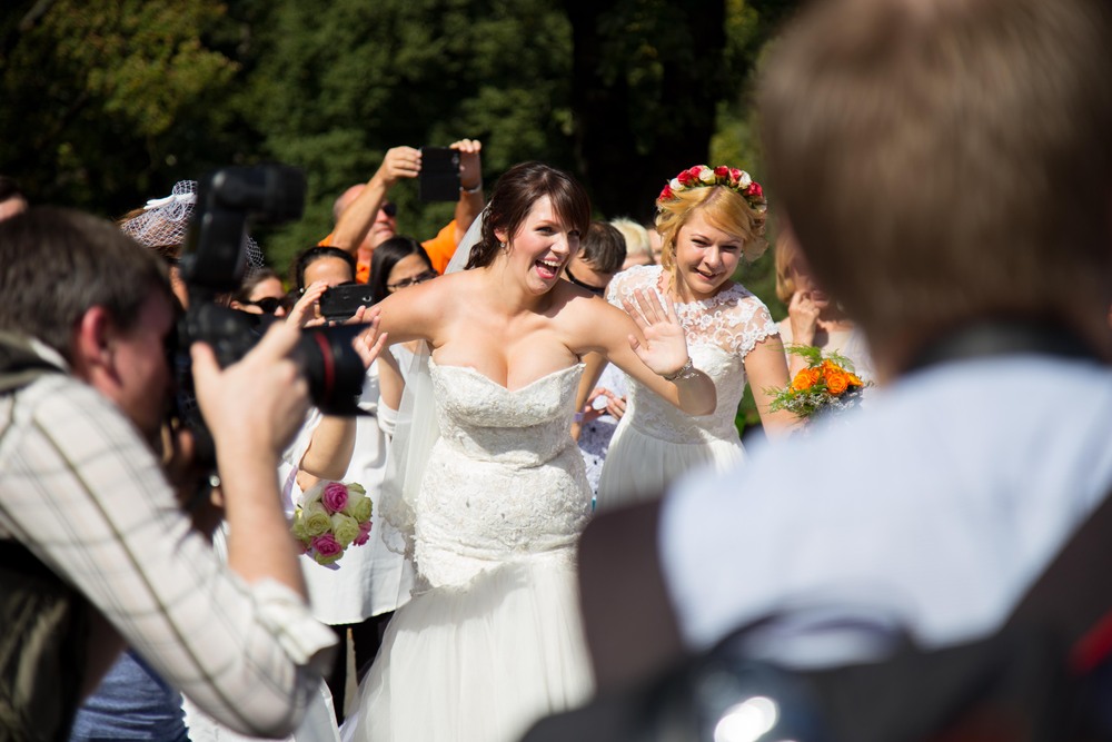 Bride parade Riga