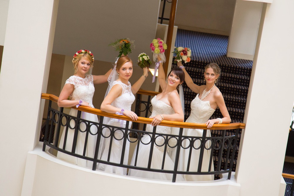 Bride parade Riga