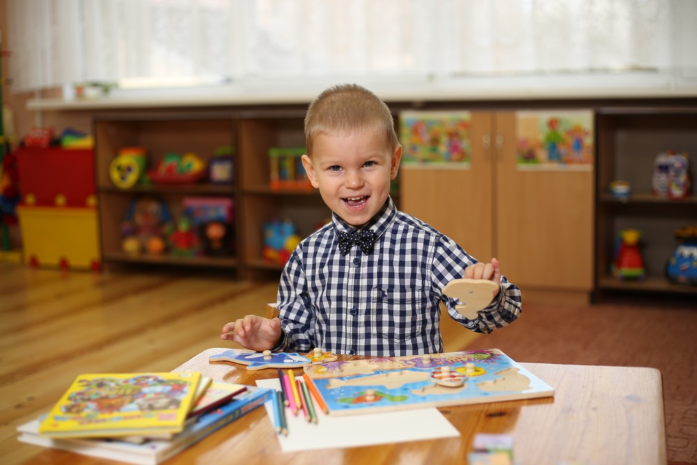 Portraits in kindergarten