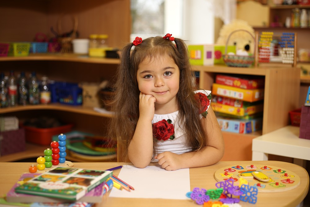 Portraits in kindergarten
