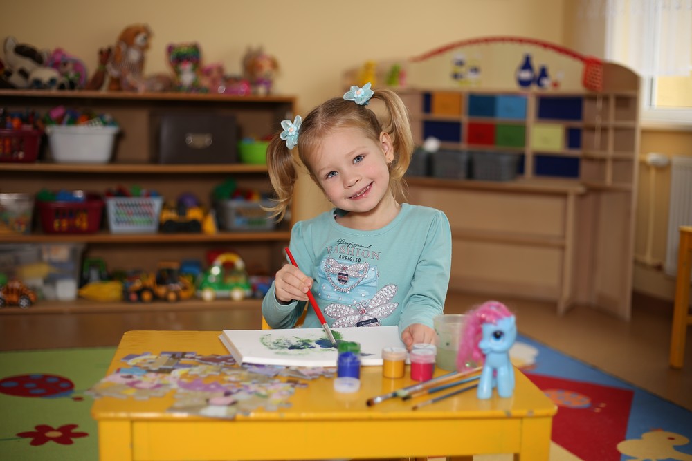 Portraits in kindergarten