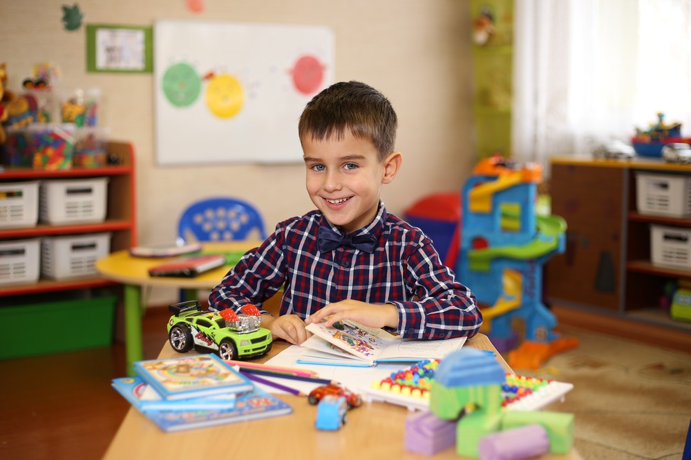 Portraits in kindergarten