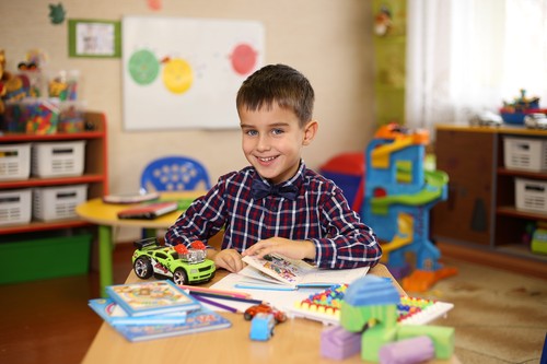 Portraits in kindergarten