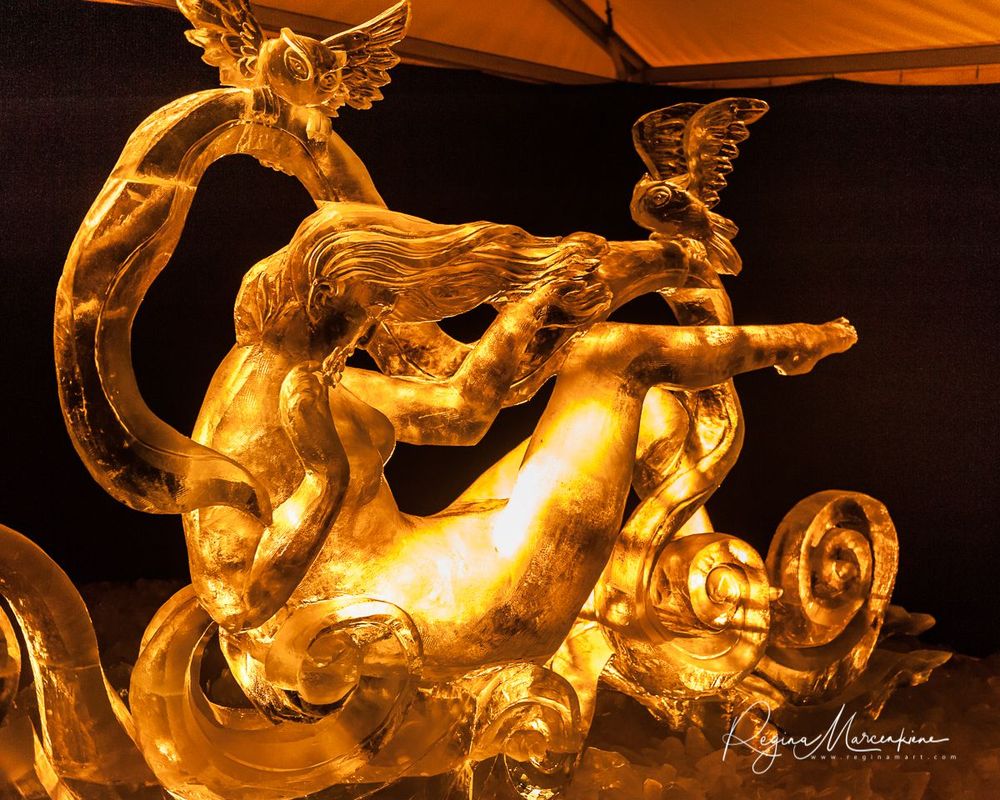 20th International Ice sculpture festival in Jelgava / XX международный фестиваль ледяных скульптур в Елгаве