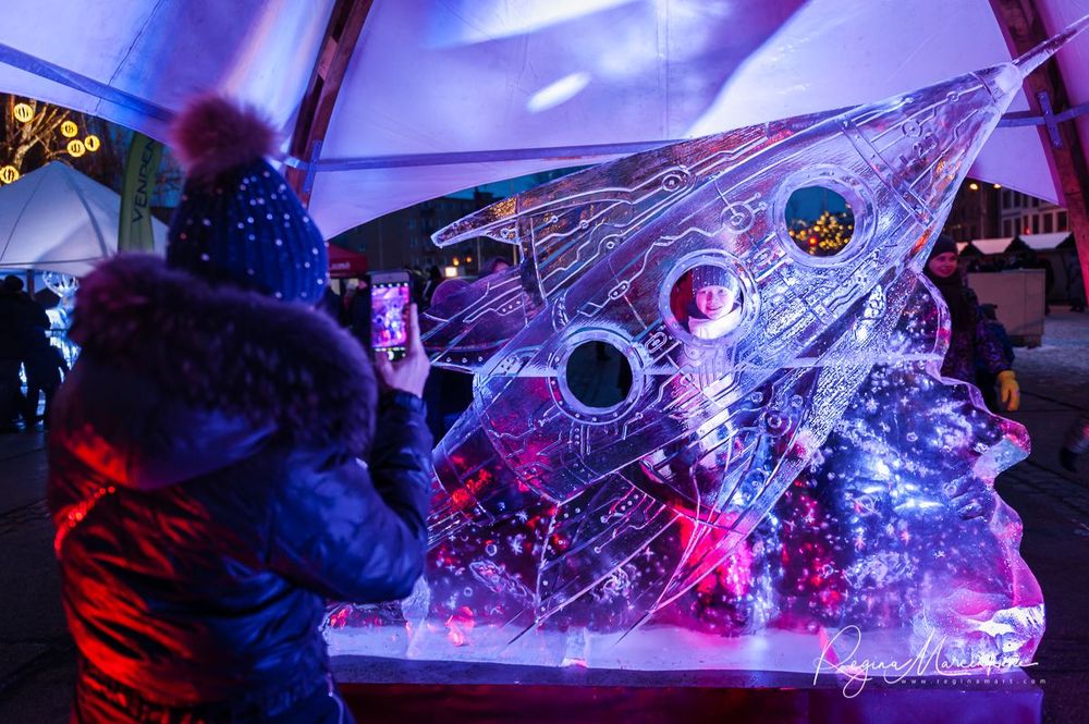 20th International Ice sculpture festival in Jelgava / XX международный фестиваль ледяных скульптур в Елгаве