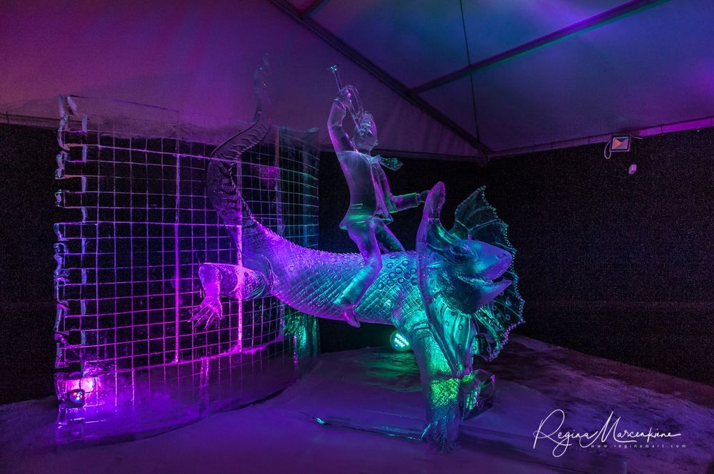20th International Ice sculpture festival in Jelgava / XX международный фестиваль ледяных скульптур в Елгаве