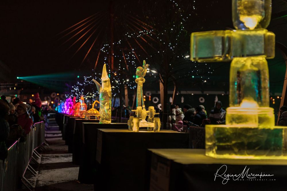 20th International Ice sculpture festival in Jelgava / XX международный фестиваль ледяных скульптур в Елгаве