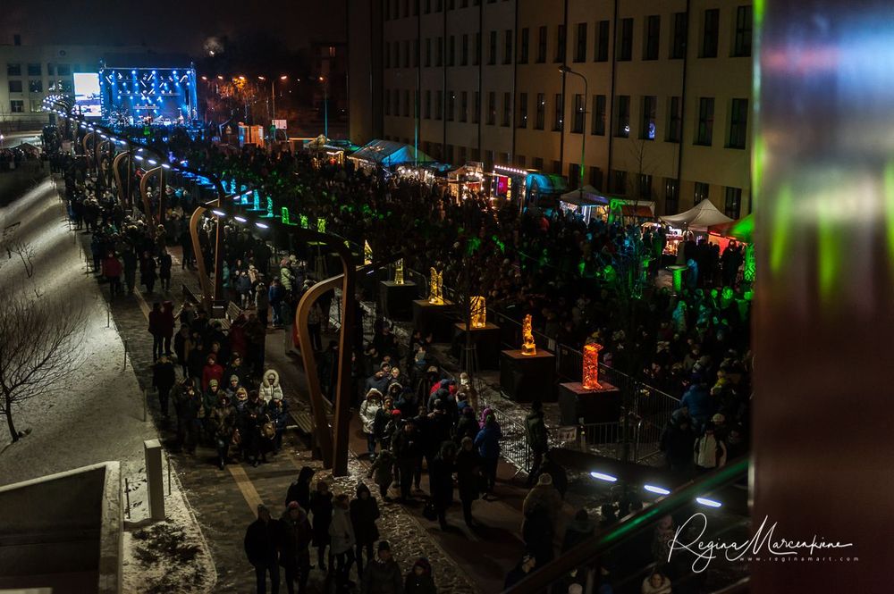 20th International Ice sculpture festival in Jelgava / XX международный фестиваль ледяных скульптур в Елгаве