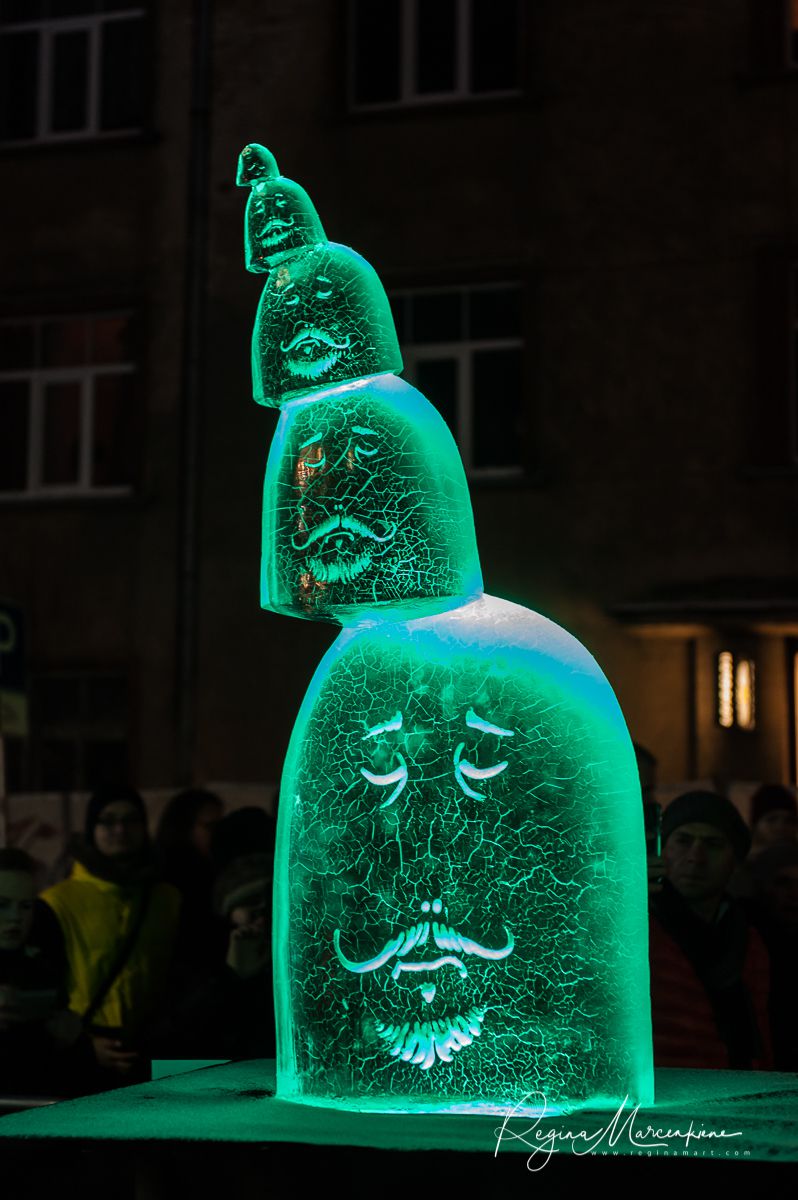 20th International Ice sculpture festival in Jelgava / XX международный фестиваль ледяных скульптур в Елгаве