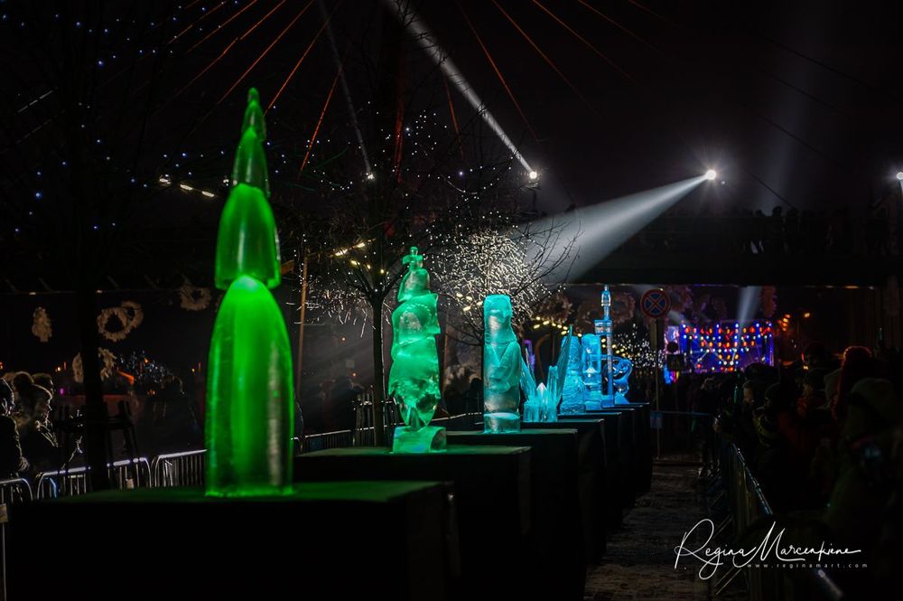 20th International Ice sculpture festival in Jelgava / XX международный фестиваль ледяных скульптур в Елгаве