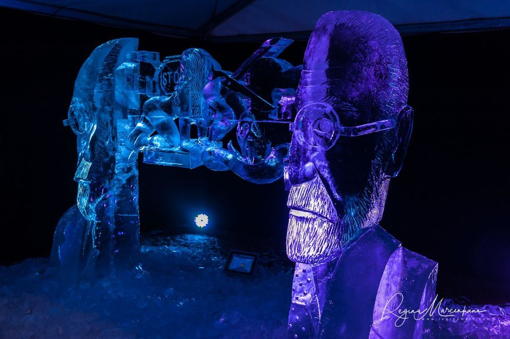 20th International Ice sculpture festival in Jelgava / XX международный фестиваль ледяных скульптур в Елгаве
